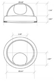 DSP Security CD50 CCTV Dome Housing for 4.68-inch Diameter Security Camera