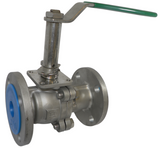Inline Industries CF8M 1.5" Flanged Stainless Steel Ball Valve ANSI 150
