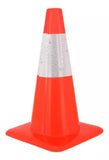 Radians CONE-PVC-183M 18 in. Safety Traffic Cone With Reflective Stripe