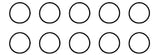 Quantity of (10) Federal Mogul 623010 National Gaskets 1/8X2-3/4X3
