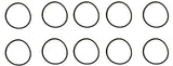 Quantity of (10) Federal Mogul 623017 National Gaskets 1/8X3-5/8X3-7/8