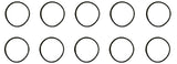 Quantity of (10) Federal Mogul 623018 National Gaskets 1/8X3-3/4x4