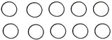 Quantity of (10) Federal Mogul 623019 National Gaskets 1/8X3-7/8X4-1/8
