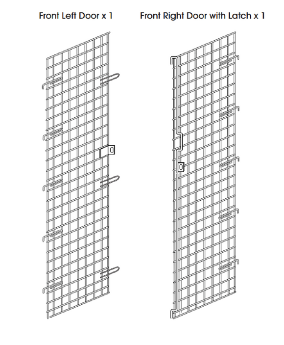 Uline H-2084-DOOR 48 x 24 x 63