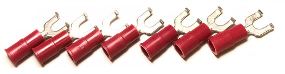 Handy Pack ET136 22-18 Ga #6 Stud Spade Terminals
