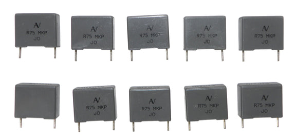 Arcotronics R75474K250BIU Film Capacitor, R75 Series, 0,47MF+ 10%, 250VDC, 10Pcs