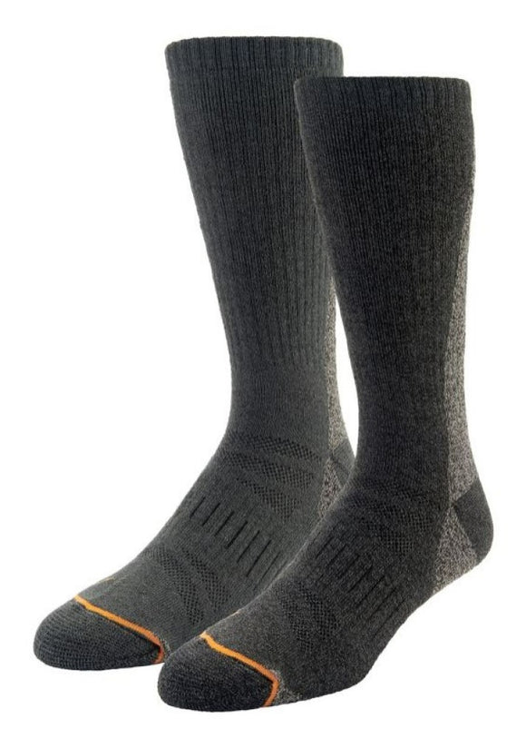 Ridgecut SX12894 Men's Comfort Performance Crew Socks 10-13 Multicolor, 2-Pair
