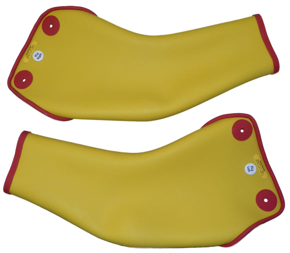 Salisbury D2XLRY-EC-27 Sleeve Dipped Class 2 Type Red/Yellow Extra Curved Elbow