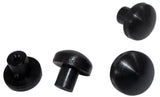 Jandy 3117 Side Wheel Nut 4 Pcs for Jandy Ray-Vac/ Ray-Vac/DM Pool Cleaner Black