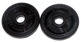 Jandy 3136 Lot of 2 Side Wheel for Jandy Ray-Vac/ Ray-Vac/DM Pool Cleaner, Black