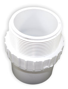 Dura 433-020 2" Male Fitting Adapter Spig x Mipt Sch 40 PVC Fitting White