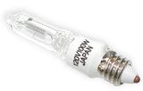 Mini-Candelabra JD120V100W 120V 100W E11 Halogen Light Bulb, Clear 2 Pcs