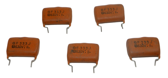 Panasonic ECQ-F Film Capacitor 0.033UF 5% Tolerance, 630V.DC Lot 5 Pcs