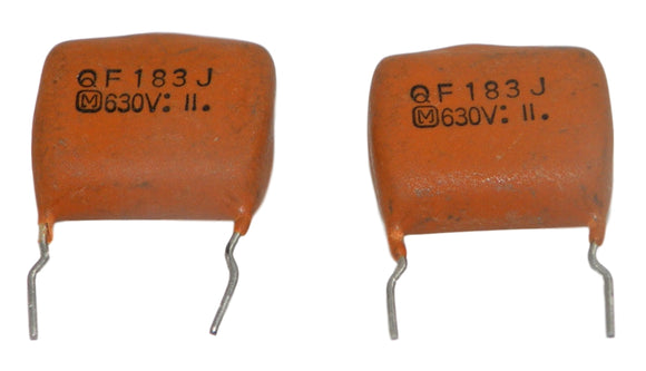 Panasonic ECQ-F Film Capacitor 0.018UF 5% Tolerance, 630V.DC Lot 2 Pcs