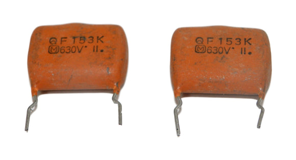 Panasonic ECQ-F Film Capacitor 0.015UF 10% Tolerance, 630V.DC Lot 2 Pcs