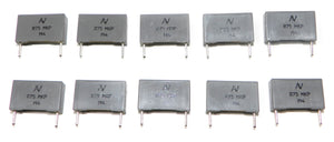 Arcotronics R75104J250B Film Capacitor, R75 Series, 0,1uF, 5% 250VDC, 15,0 10Pcs