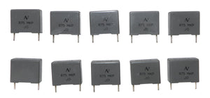 Arcotronics R75IF3100AA30K Film Capacitor, R75, 0.10UF, 10%, 250VDC, 10MM, 20Pcs