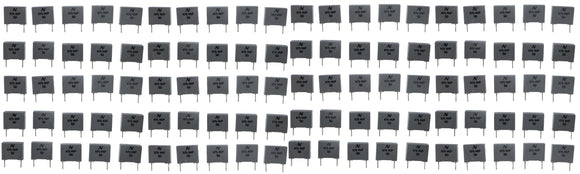 Arcotronics R75IF3100AA30K Film Capacitor, R75, 0.10UF, 10%, 250VDC, 10MM 100Pcs