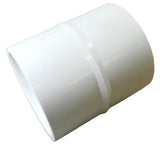 Dura 429-025 2-1/2" Slip x 2-1/2" Slip ASTM D-2466 Socket Type Poly