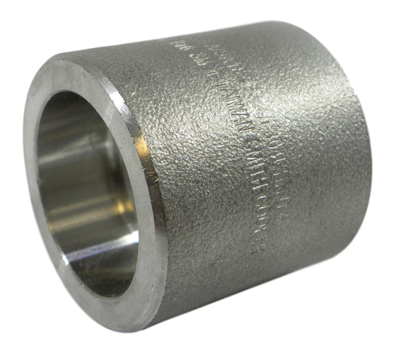 SCI S5034CP010 1″ 304/L Stainless Steel 3000# Forged Socket Weld Full Coupling