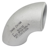 DAAN 12A121606 1" Butt Weld 90° Elbow 304 SS SCH10S Pipe Fitting Long Radius