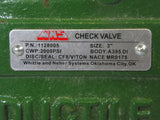 WNS 1128005 3" Ductile Iron Threaded End Check Valve 2000psi Working Pressure
