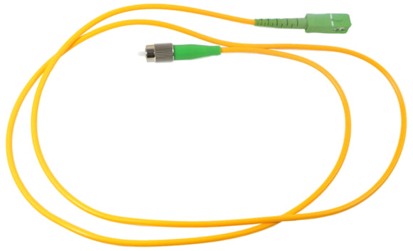 Fis S37AYAS1FISC FC/APC to SC/APC SM Patch Cord 1 Meter Simplex 9/125 µm