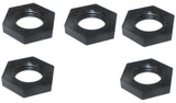 B & W P0104100 1/4"-1/8" Nylon Panel Nut Black 5-Pack