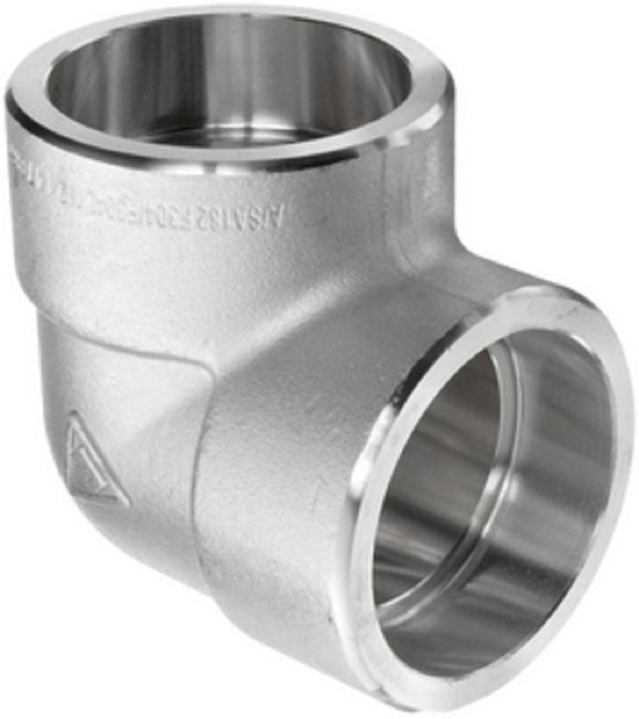 SCI S5034E 006 3/4″ 304/L Stainless Steel 3000# Forged Socket Weld 90 Elbow