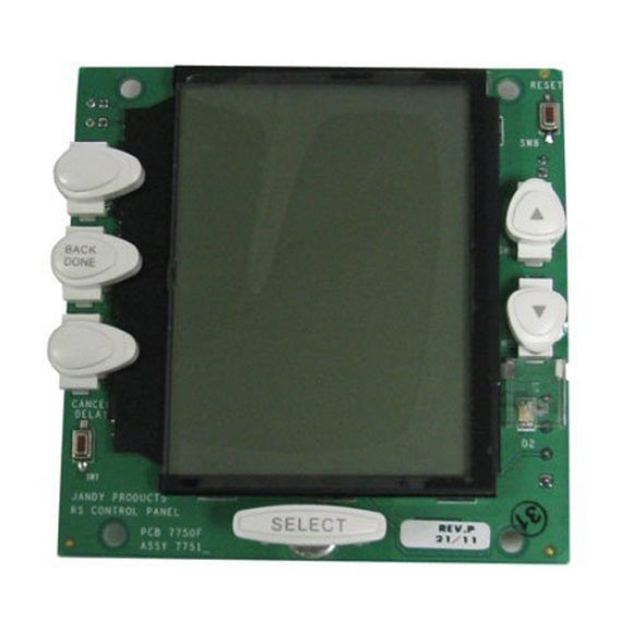 Jandy Zodiac R0550700 PC Board & LCD with White Buttons